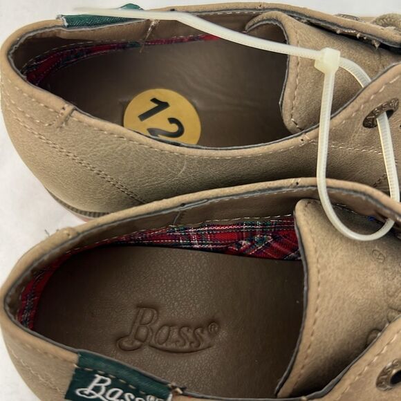 Bass Tan faux suede bucks size 12 NWT - Picture 4 of 10